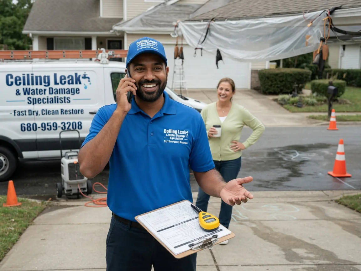Ceiling Leak Cleanup Hollis, OK FAQs